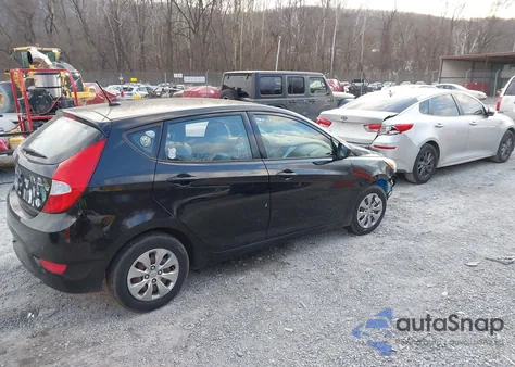 2017 Hyundai Accent Se z USA, uszkodzony, nr VIN KMHCT5AEXHU353373